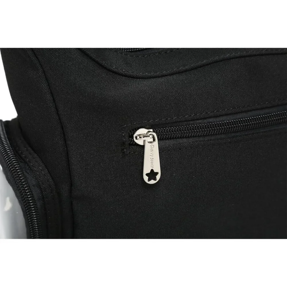 Canvas Ita Bag Crossbody Shoulder Bag with Anime Pins Display for Cosplay